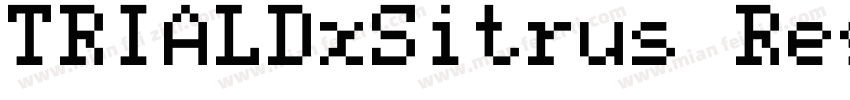 TRIALDxSitrus Regular字体转换